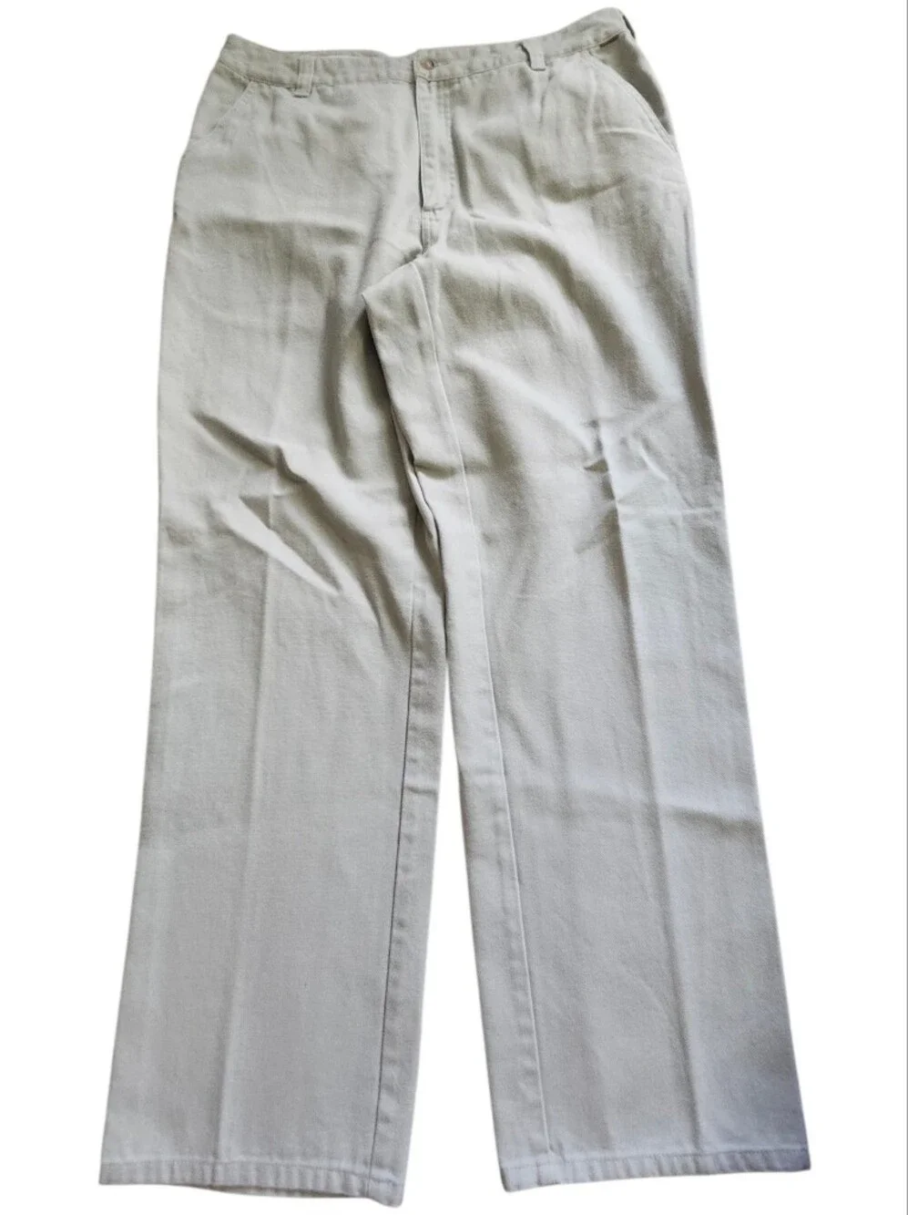 Orvis Vintage Beige Sporting Traditions Heavy Cotton Canvas Chinos. Sz. 36